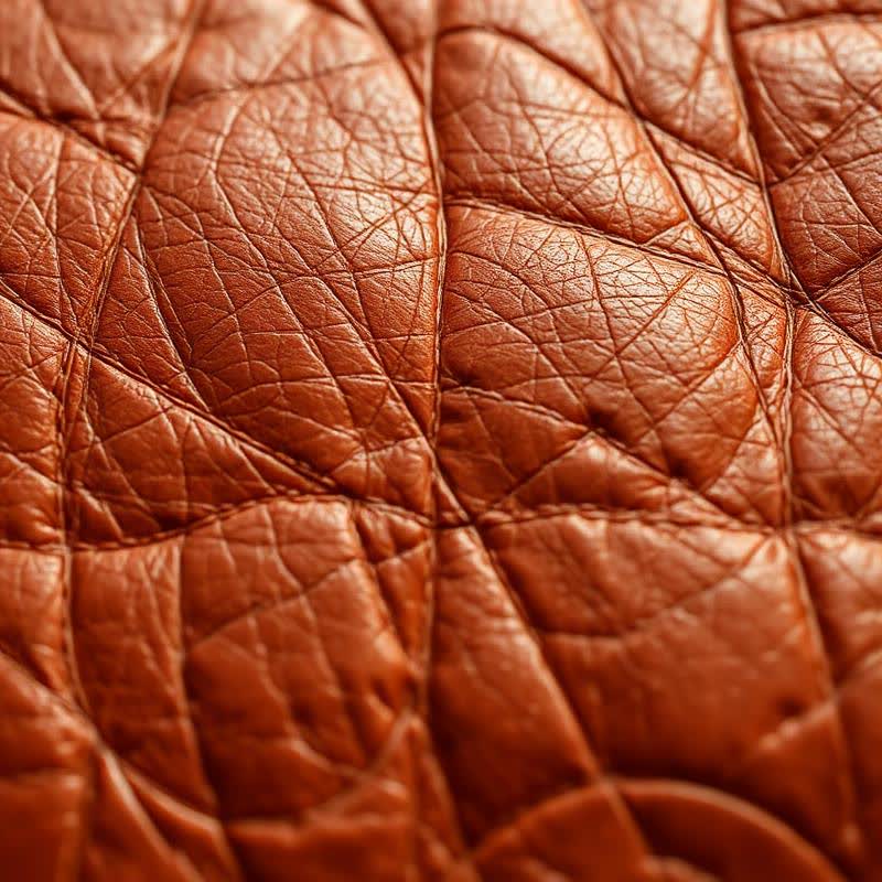 Leather fabric swatch